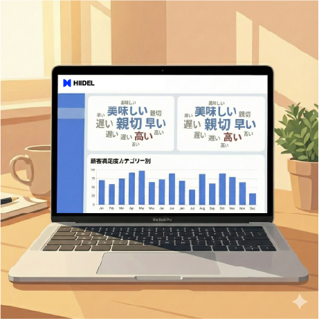 分析・改善を可視化｜Google口コミ促進ツール「HIIDEL（ヒイデル）