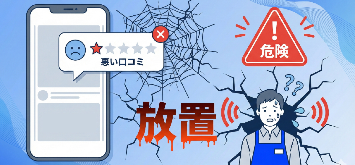 Googleの悪い口コミへの返信例文集｜低評価を“信頼”に変える対応フロー｜実は、悪い口コミ返信は「放置」が一番危険・・・