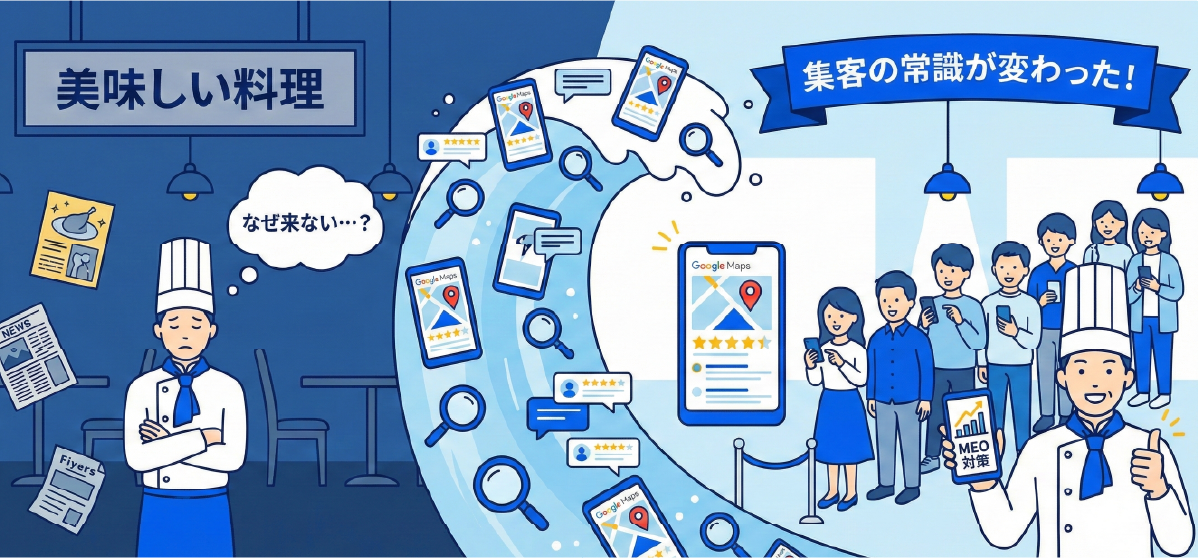 なぜ今、飲食店に「MEO対策」が必須なのか？集客の常識が変わった3つの理由